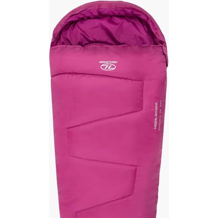 Highlander mummyslaapzak Sleepline voor kinderen 300 Mummy 4°C - Roze
