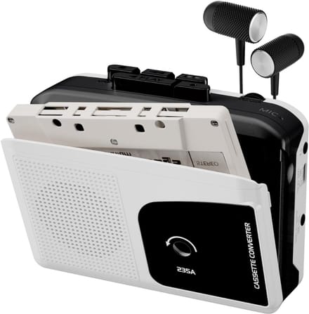SNJY® Walkman - Casette Speler - Cassette Recorder - Wit