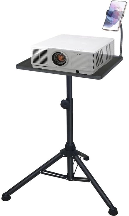 VELTRR® Projector Statief – Beamer Statief Met Laptop Verdieping – Verstelbaar Standaard – Met Wieltjes