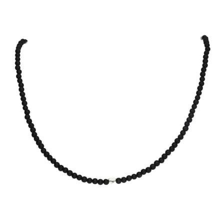 Bela Donaco - Ketting Classic B3 – Onyx – Sterling Zilver