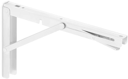 1 paar Opklapbare Muurbeugels wit (300 x 176 mm) Plankdragers belastbaar tot 150 kg van SOTECH