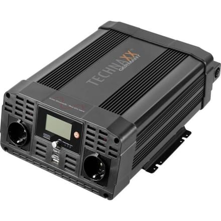 Technaxx TE22 Omvormer 2000 W 12 V/DC - 230 V/AC Zuivere sinusvorm