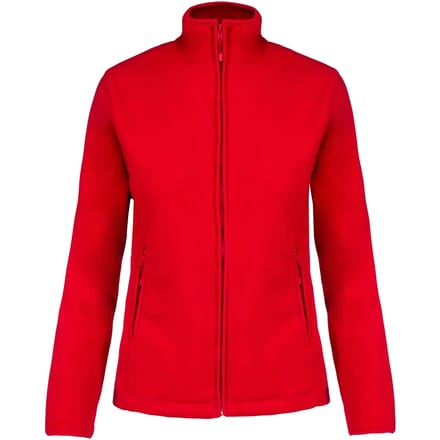 Kariban Microfleece met rits dames K907 - Red - M