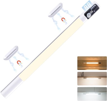 Oplaadbare LED Kastverlichting met Bewegingssensor en Kleurmodi