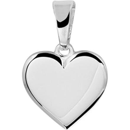 The Jewelry Collection Graveerhartje - Zilver
