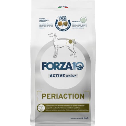 4kg Forza 10 Periaction Active met Vis Hondenvoer Droog