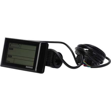 Elektrische Fiets SW900 Display met 36V 48V Aansluiting Duurzaam Elektrische Fiets LCD-Display black