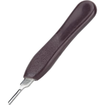 Manche de burin à bijoux en acier inoxydable et plastique, accessoire pour outil de bijouterie black