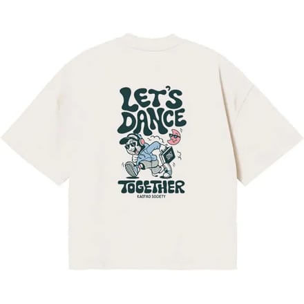 T-shirt van biologisch katoen Kaotiko Lest's Dance