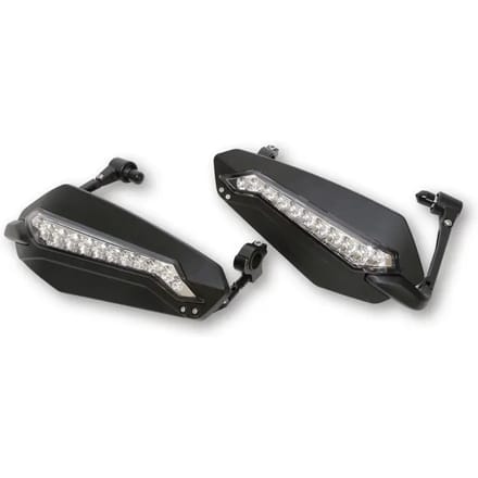 Motorfiets handbeschermers met LED dagrijverlichting Highsider