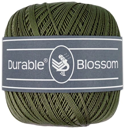 Durable Blossom - 2149 Dark Olive - Verfijnd Gemerceriseerd Katoen Garen