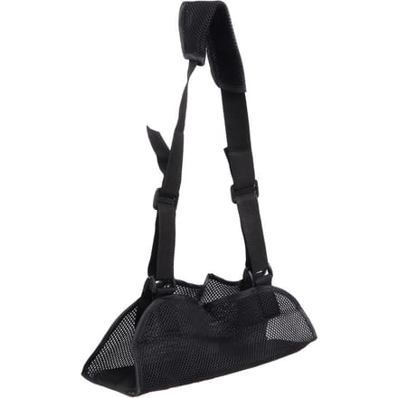 Multifunctionele Mesh Ademende Arm Sling Unisex Verstelbare Fractuur Onderarm Sling Ondersteuning black