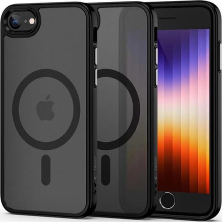 Tech-Protect MagMat MagSafe Case for iPhone 7 / 8 / SE 2020 / 2022 - Matte Black