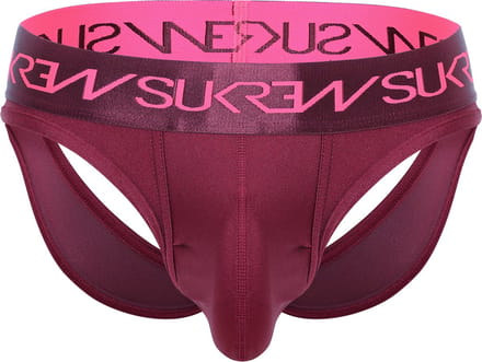 SUKREW V-Thong Claret - MAAT L - Heren Ondergoed - String voor Man - Mannen Thong
