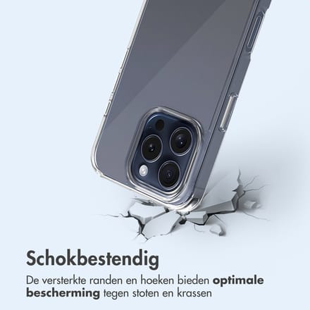 imoshion Hoesje - Geschikt voor Apple iPhone 16 Pro Max - Protective Backcover - Transparant