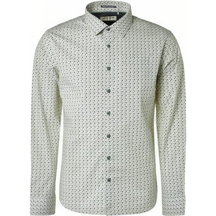 No Excess Shirt Stretch Allover Printed Black Größe: S | Casual hemden Outlet | Herren | Schwarz