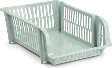 Plasticforte Stapelbare opbergmand - Mintgroen - 20L - kunststof - 43 x 32 x 16 cm