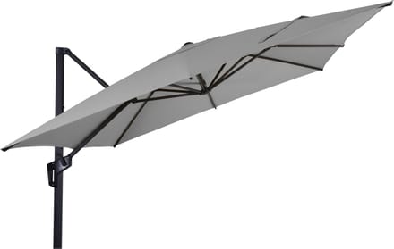 Zweefparasol Libra Grijs 250 x 250 cm - inclusief kruisvoet & hoes