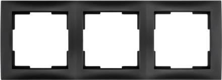 EMhub afdekraam 3-voudig - Lumo55 mat zwart (4090093)
