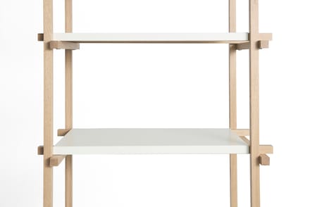 HAY Houten plank - HAYWoodySoapedOakAlmondWhite - Column High