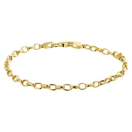 Geelgouden Armband anker 3 4018739