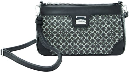 L.CREDI Pia Schoudertas 25.5 cm - Dames - schwarz