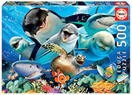 500 stukjes puzzel Educa Selfie Bajo Agua