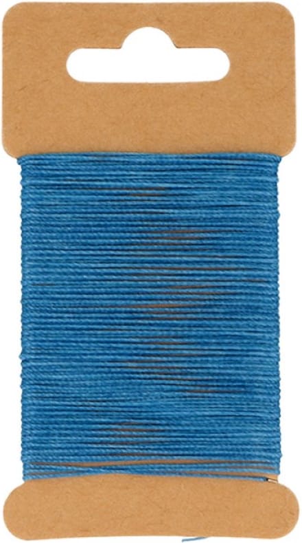 Blauw gewaxt draad 10 m - Artemio