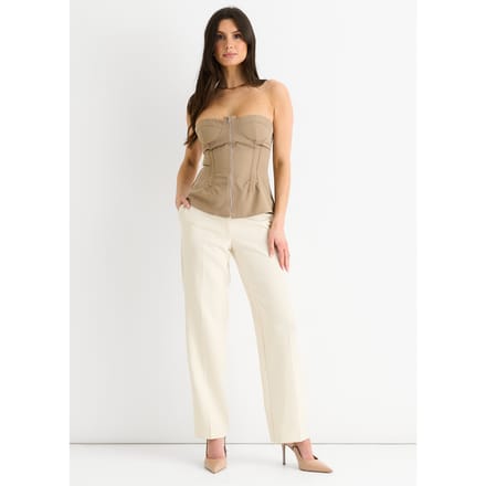 Stone Naad Detail Bandeau Top
