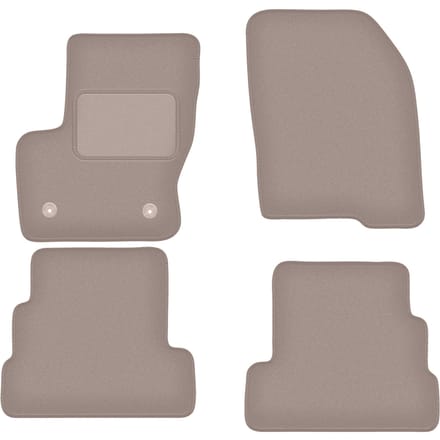 Beige velours matten voor: Ford Escape MK3 SUV (2012-)