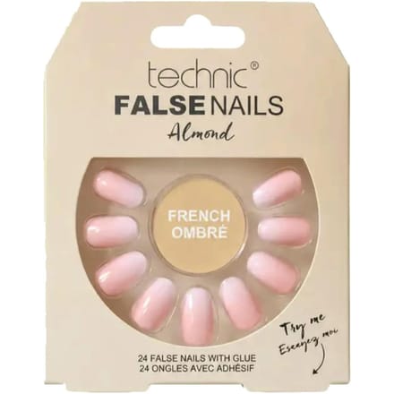 Technic False Nails Almond French Ombr&eacute; 24 st