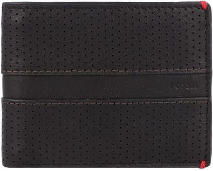 FOSSIL Portemonnee Rennsport Bifold With Flip ID Black Zwart