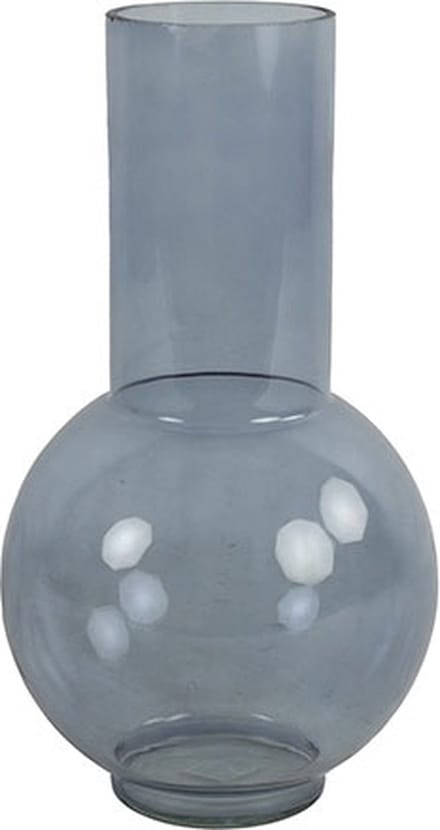 Countryfield Vaas Catlin glas L20B20H36CM d.blauw