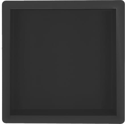 Bally Sunk Inbouwnis 30x30x10cm Mat Zwart