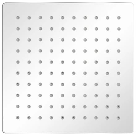 vidaXL - Regendouchekop - roestvrij - staal - 20x20 - cm - vierkant