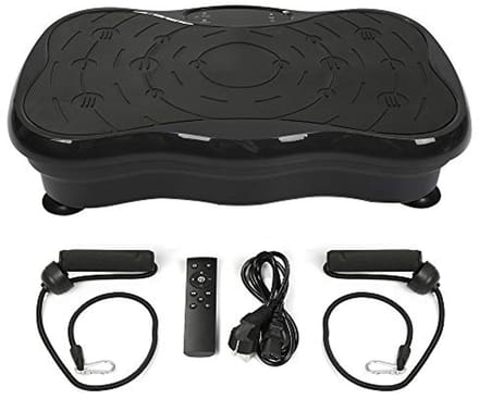 Vibratieplatform met LCD-scherm en afstandsbediening - 200W, 53x32,5 cm - Effectief thuis trainen en vet verminderen