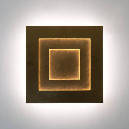 Holländer LED wandlamp Masaccio Quadrato, goud