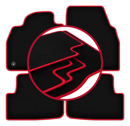 CARLUX-RED automatten voor: Seat Ibiza V hatchback (2017-)