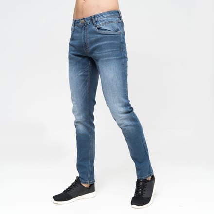 Duck and Cover Heren Maylead Slim Jeans (Stone Wash)