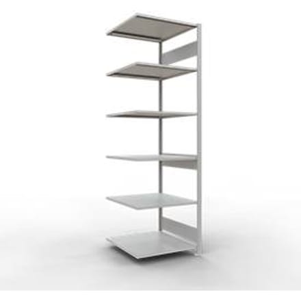 SCHULTE Lagertechnik - Insteekbevestiging met lengtebout - 2500x750x800 mm, type 150 kg