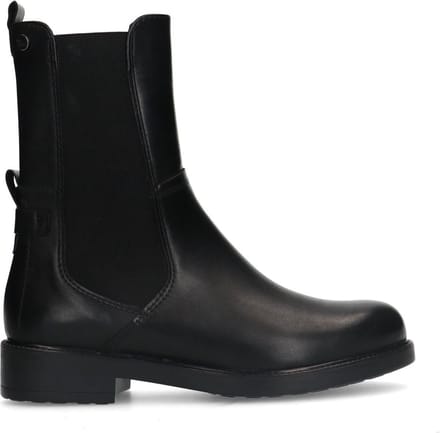 No Stress - Dames - Zwarte leren chelsea boots - Maat 41