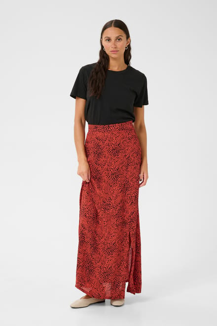 Rok Loose fit Grenadine Graphic Animal red