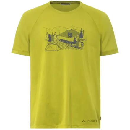 Vaude Gleann Ii T-shirt Met Korte Mouwen Geel M Man