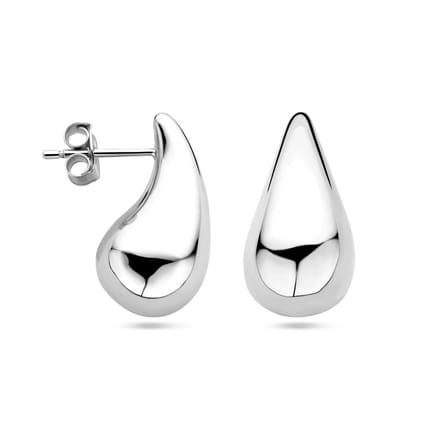 Zilver Gerhodineerd Oorknoppen Druppel 1338800