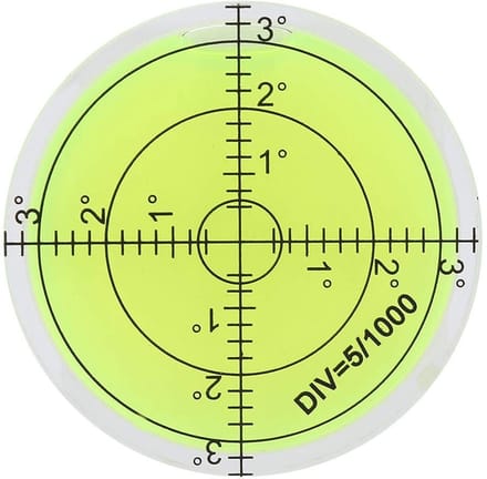 Nikou Level Bubble - 60mm Compact Waterpas voor Camera en Balans