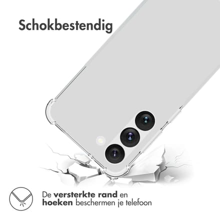 imoshion Hoesje - Geschikt voor Samsung Galaxy S23 - Shockproof Case - Transparant