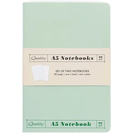 Kladblok Rex London A5 (x2)