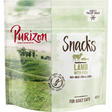 40g Purizon Lam & Vis Kattensnacks