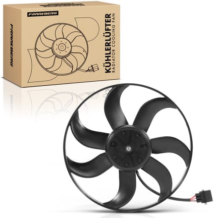 Frankberg 1x Motorradiator enkele ventilator