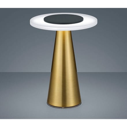 Helestra Bax tafellamp met touchdimmer, messing